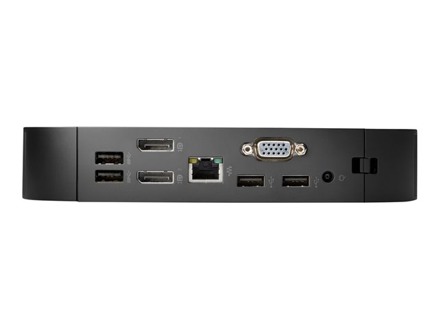 HP t530 - Thin client - tower - 1 x GX-215JJ 1.5 GHz - RAM 4 GB - flash 8 GB - Radeon R2E - GigE - WLAN: 802.11a/b/g/n/ac, Bluetooth 4.2 - HP Smart Zero Technology - monitor: none