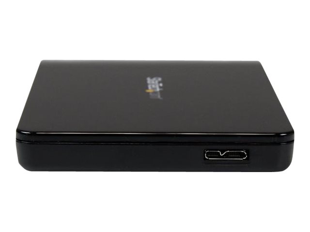 StarTech.com USB 3.1 (10Gbps) Type-C Enclosure - Tool-Free Enclosure - External Hard Drive Enclosure for 2.5in SATA SSD/HDD (S251BPU31C3) - Storage enclosure - 2.5" - SATA 6Gb/s - USB 3.1 (Gen 2) - black