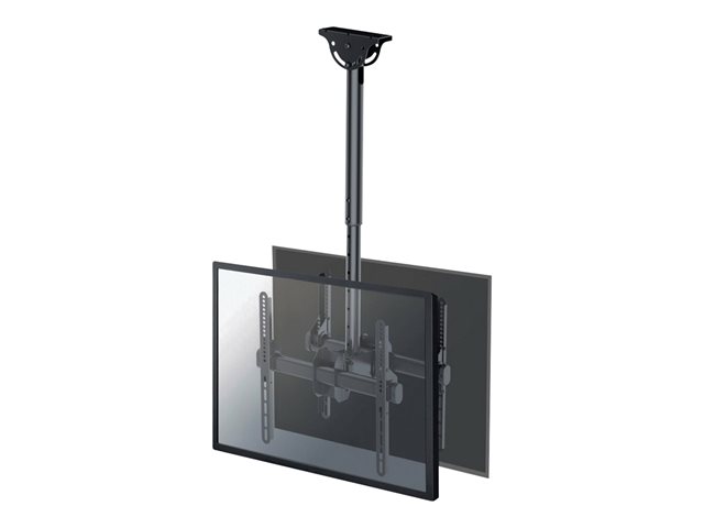 Neomounts NM-C440D - Bracket - full-motion - for 2 LCD displays - black - screen size: 32\"-60\" - ceiling mountable