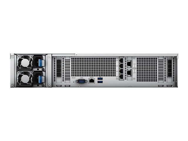 Synology SA6400 - NAS server - 12 bays - rack-mountable - RAID RAID 0, 1, 5, 6, 10, JBOD, RAID F1 - RAM 32 GB - Gigabit Ethernet / 10 Gigabit Ethernet - iSCSI support - 2U