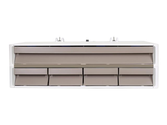 Ergotron CareFit Pro - Cart - Electric Lift - for LCD display / PC equipment - lockable - medical - white, warm grey - screen size: up to 27\" - 320 Wh - lithium iron phosphate - TAA Compliant