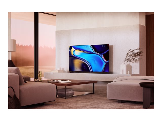 Sony Bravia 8 Professional Displays FWD-65XR80 - 65\" Diagonal Class (64.5\" viewable) OLED TV - digital signage - Smart TV - Google TV - 4K UHD (2160p) 3840 x 2160 - HDR - frame blinking - dark silver, vibration finish