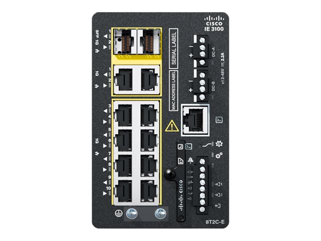 Cisco Catalyst IE3105 Rugged Series - Network Essentials - switch - Managed - 18 x 10/100/1000 + 2 x combo Gigabit - DIN rail mountable