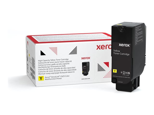 Xerox - High capacity - yellow - original - box - toner cartridge - for VersaLink C625, C625V_DN