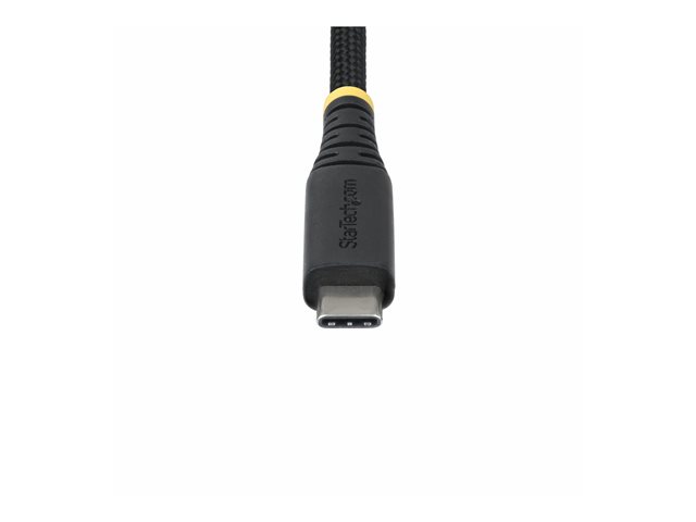 StarTech.com 3m USB-C Charging Cable, 240W, Silicone Jacket w/Braid - USB cable - 24 pin USB-C (M) to 24 pin USB-C (M) - USB 2.0 - 48 V - 5 A - 3 m - USB Power Delivery (240W), extended power range (EPR) - black