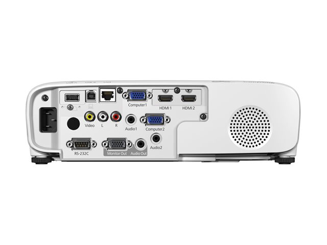 Epson EB-W49 - 3LCD projector - portable - 3800 lumens (white) - 3800 lumens (colour) - WXGA (1280 x 800) - 16:10 - LAN - white