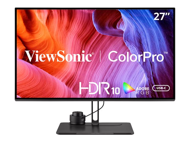 VIEWSONIC LED MONITOR VP2786-4K 27IN 16 9 3840X2160 UHD 5MS VS18993 1300 1 USB HDMI DP