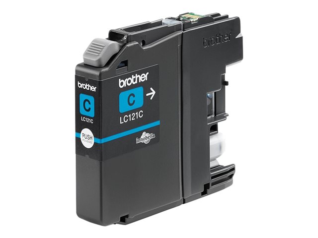 Brother LC121C - Cyan - original - ink cartridge - for Brother DCP-J100, J105, J132, J152, J552, J752, MFC-J245, J470, J650, J870