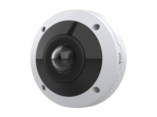 AXIS M43 Series M4318-PLR - Network panoramic camera - fisheye - outdoor - vandal / weatherproof - colour (Day&Night) - 12 MP - 2992 x 2992 - fixed iris - fixed focal - audio - LAN 10/100 - MJPEG, H.264, H.265 - DC 12 V / PoE - TAA Compliant
