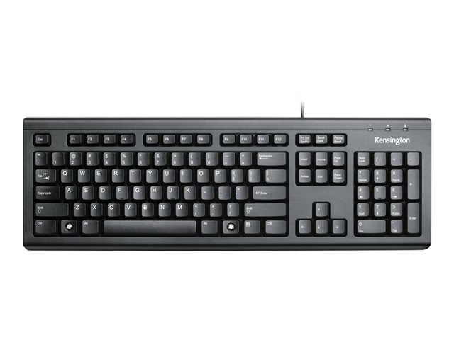 Kensington ValuKeyboard - Keyboard - USB - Spanish - black