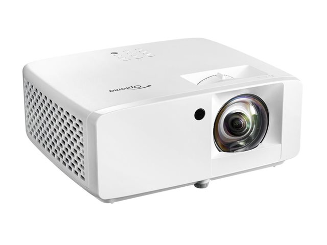 Optoma ZW350ST - DLP projector - laser - portable - 3D - 3600 lumens - WXGA (1280 x 800) - 16:9 - short-throw fixed lens