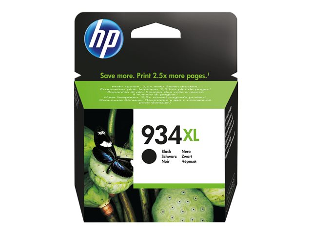 HP 934XL - High Yield - black - original - ink cartridge - for Officejet 6812, 6815, 6820, Officejet Pro 6230, 6230 ePrinter, 6830, 6835