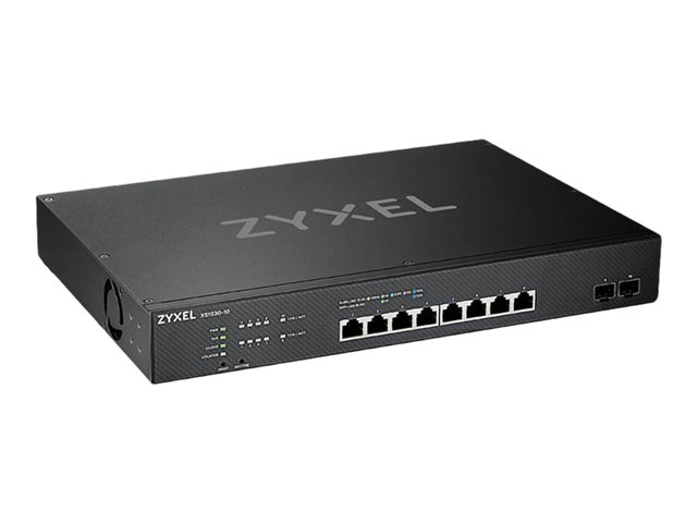 Zyxel XS1930-10 - Switch - smart - 8 x 100/1000/2.5G/5G/10GBase-T + 2 x 10 Gigabit SFP+ - rack-mountable