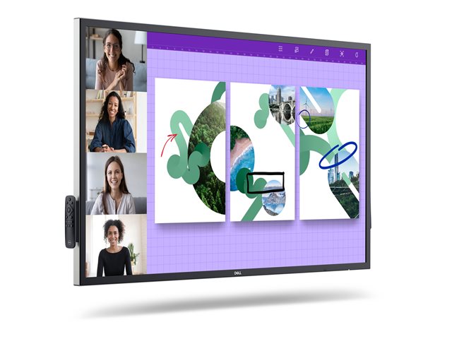 Dell P5524QT - 55" Diagonal Class (54.64" viewable) LED-backlit LCD display - interactive - with touchscreen (multi touch) - 4K UHD (2160p) 3840 x 2160