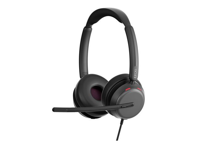 EPOS IMPACT 860T ANC - Headset - op oor - met bekabeling - actieve geluidsdemping - USB-C - gecertificeerd voor Microsoft Teams