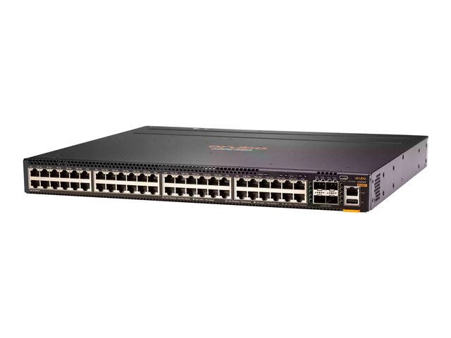 HPE Aruba 6300M - Switch - L3 - Managed - 48 x 10/100/1000 + 4 x 1 Gigabit / 10 Gigabit / 25 Gigabit / 50 Gigabit SFP56 (uplink / stacking) - back to front airflow - rack-mountable