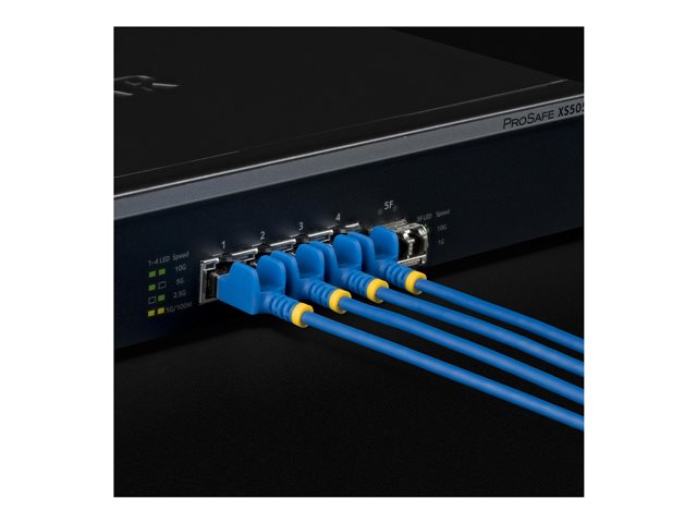 80cm Black Ultra Slim CAT6a Cable