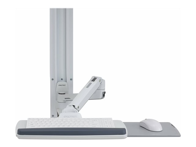 Ergotron LX Wall Mount System - Mounting kit (wall arm, mouse holder, keyboard arm, 2 cable channels, wrist rest, wall track 10\", wall track 34\") - Constant Force Technology - for LCD display / PC equipment - white - screen size: up to 32\"