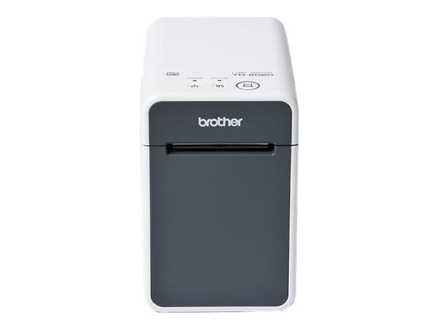 Brother TD-2020 - Label printer - direct thermal - Roll (6.3 cm) - 203 dpi - up to 152.4 mm/sec - USB 2.0, serial, USB host - cutter