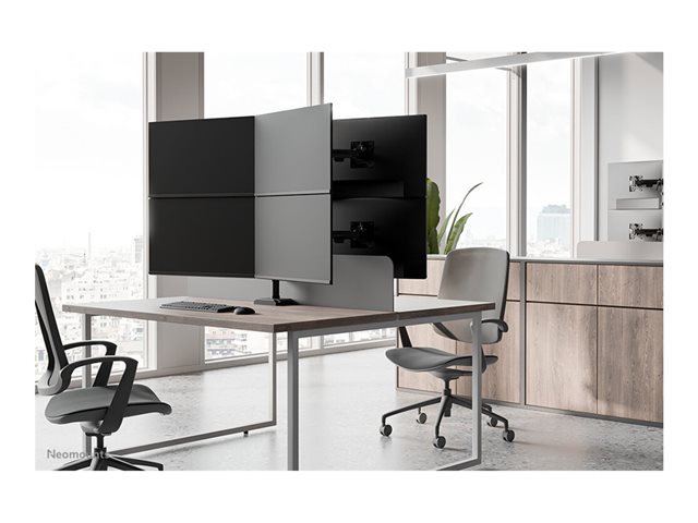 Neomounts NERO Quadruple monitor arm 10-32i