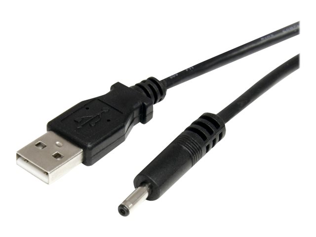 StarTech.com 3 ft. (0.9 m) USB to Type H Barrel 5V DC Power Cable - USB to 3.4mm Power Cable - 5V DC Type H - Black - Bluetooth Charger (USB2TYPEH) - USB / power cable - USB (power only) (M) to DC jack 3.4 mm (M) - 91 cm - molded - black