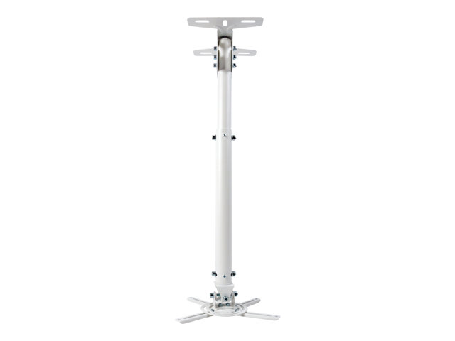 Optoma OCM815W - Mounting kit (pole mount) - for projector - white - ceiling mountable - for Optoma DS320, DS322, DW322, DX322, HZ40, S336, UHD35, UHD38, UHZ50, X381, ZU500, ZU720