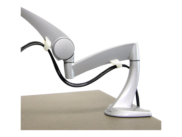Ergotron Neo-Flex - Mounting kit (articulating arm, extension, base, desk clamp mount, grommet mount) - for LCD display - solid aluminium - silver - screen size: up to 24\"