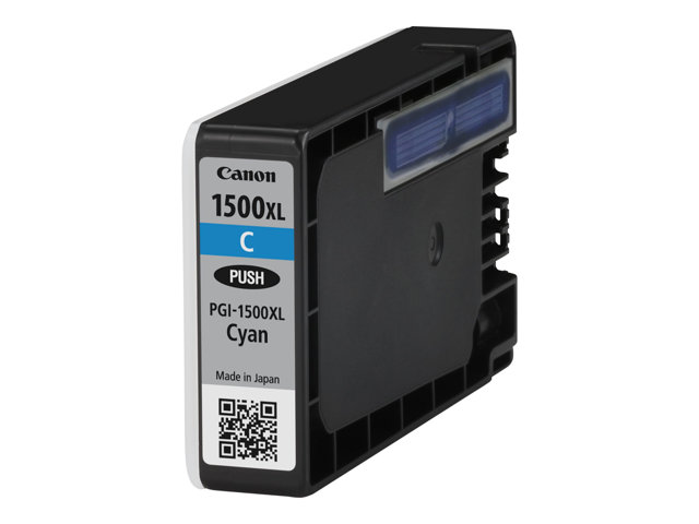Canon PGI-1500XL C - 12 ml - High Yield - cyan - original - ink tank - for MAXIFY MB2050, MB2150, MB2155, MB2350, MB2750, MB2755