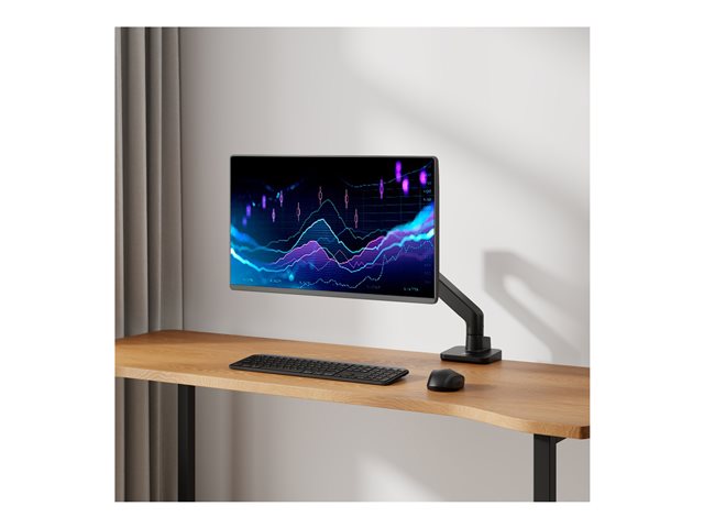 ACT - Mounting kit (monitor arm) - for LCD display - aluminium, plastic, steel - black - screen size: 17\"-49\"