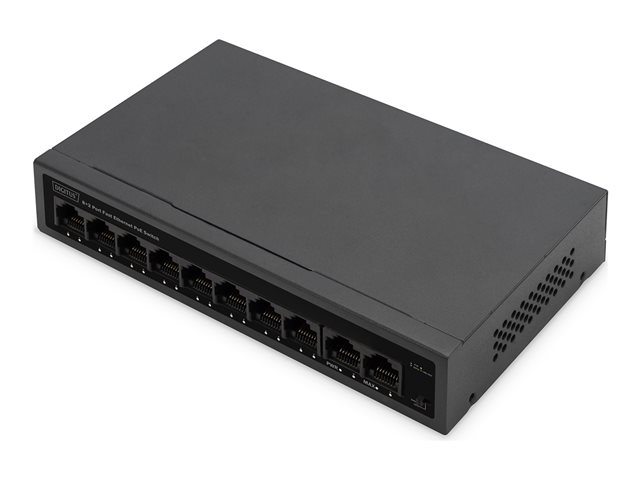 8+2 Port FE PoE Switch 8 Port PoE 8023at