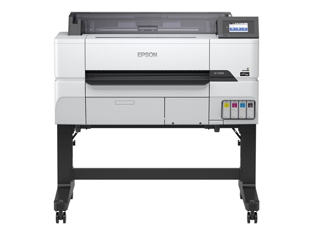 Epson SureColor SC-T3405 - With Stand - 24\" large-format printer - colour - ink-jet - Roll A1 (61.0 cm) - 2400 x 1200 dpi - Gigabit LAN, Wi-Fi(n), USB host, USB 3.0 - cutter