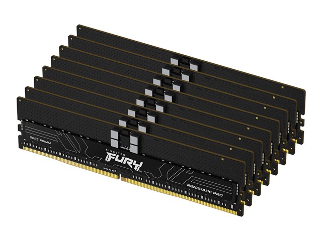 Kingston FURY Renegade Pro - DDR5 - kit - 256 GB: 8 x 32 GB - DIMM 288-pin - 5600 MHz / PC5-44800 - CL36 - 1.25 V - registered - on-die ECC