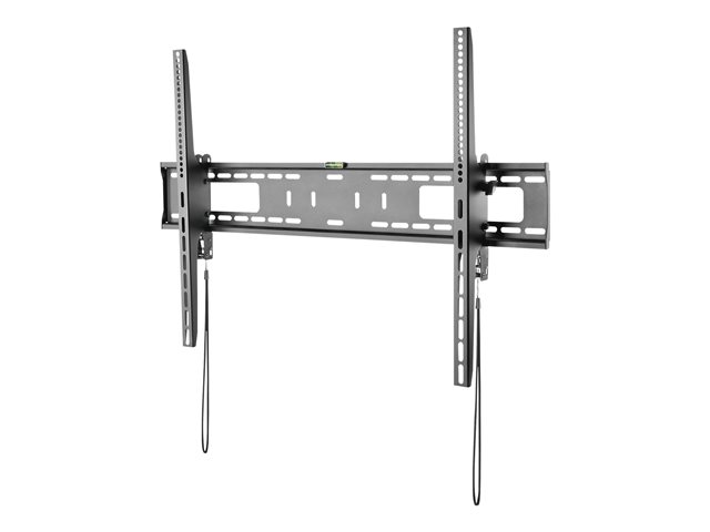 StarTech.com TV Wall Mount supports 60-100 inch VESA Displays (165lb/75kg), Heavy Duty Tilting Universal TV Wall Mount, Adjustable Mounting Bracket for Large Flat Screens, Low Profile - Slim TV Wall Mount (FPWTLTB1) - Bracket - for TV - plastic, steel - black - screen size: 60\"-100\" - wall-mountable