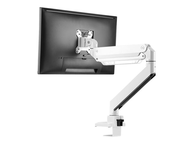 Neomounts NM-D775 - Mounting kit - full-motion - for LCD display - aluminium - white - screen size: 10\"-32\" - clamp mountable, grommet, desk-mountable
