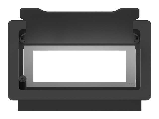 VISION Techconnect Modular AV Faceplate - LIFETIME WARRANTY - Table surround - table-mounted frame which accommodates 9 x modules - no modules included - 295 x 185 x 89 mm / 11.6 x 7.3 x 3.5\" - cutout 255 x 145 mm / 10.0 x 5.7\" - matt black