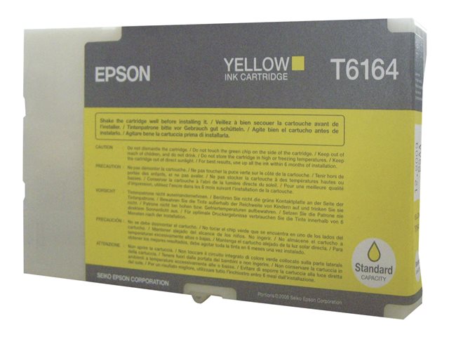 Epson T6164 - 53 ml - yellow - original - ink cartridge - for B 300, 310N, 500DN, 510DN