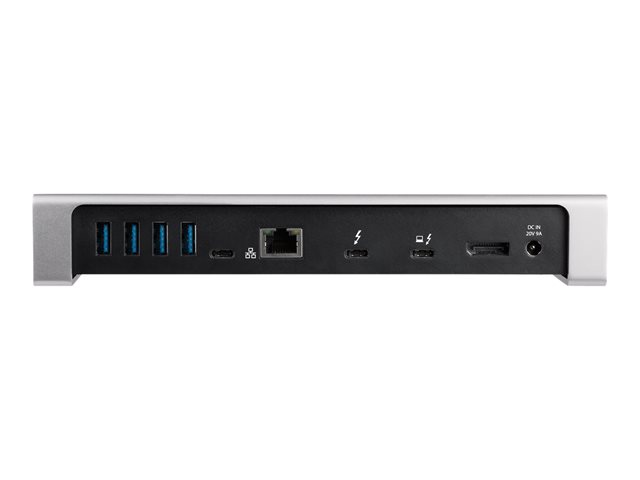 StarTech.com Thunderbolt 3 Dock, Dual Monitor 4K 60Hz TB3 Laptop Docking Station with DisplayPort, 85W Power Delivery Charging, 6-Port USB 3.0 Hub, SD 4.0 Reader, GbE, Audio, Windows & Mac - 85W PD TB3 Dock (TB3DOCK2DPPU) - Docking station - Thunderbolt 3 - DP - 1GbE - 180 Watt