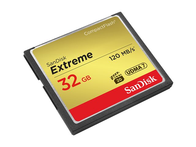SanDisk Extreme - Flash memory card - 32 GB - 567x - CompactFlash
