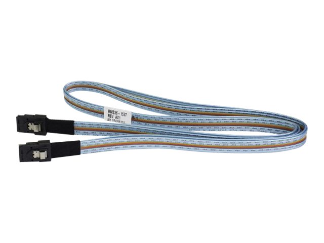 HPE - SAS external cable - 4-Lane - 26 pin 4x Shielded Mini MultiLane SAS (SFF-8088) (M) to 26 pin 4x Shielded Mini MultiLane SAS (SFF-8088) (M) - 2 m - for Disk Enclosure D6000, Modular Smart Array 1040, 2040, 2040 10, P2000 2.5-in, P2000 G3