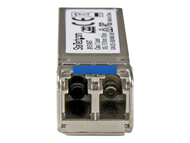 StarTech.com 10 Gb Fiber SFP+ - HP J9151A Compatible - SM LC -10km/6.2 mi - Lifetime Warranty (J9151AST) - SFP+ transceiver module (equivalent to: HP J9151A) - 10GbE - 10GBase-LR - LC single-mode - up to 10 km - 1310 nm - for HPE 6120, 6600, SFP+ zl, HPE Aruba 2930F 24, 2930F 48, 5406