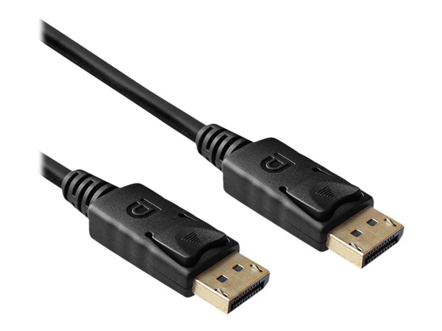 DisplayPort kabel - DisplayPort (M) vergrendeling naar DisplayPort (M) vergrendeling - DisplayPort 1.4 - 1 m - 8K ondersteuning - zwart