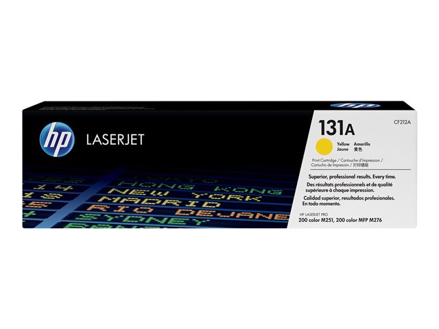 HP 131A - Yellow - original - LaserJet - toner cartridge (CF212A) - for LaserJet Pro 200 M251n, 200 M251nw, MFP M276n, MFP M276nw