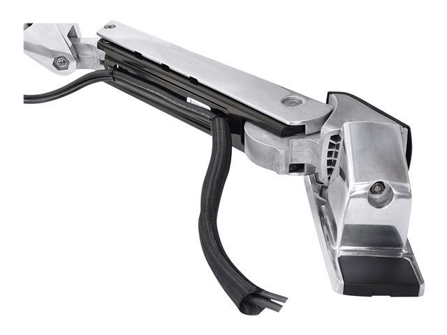 Ergotron Interactive Arm HD - Mounting kit (articulating arm, VESA adapter, wall mount bracket) - Constant Force Technology - for LCD display - aluminium - black trim, polished aluminium - screen size: 30\"-55\"