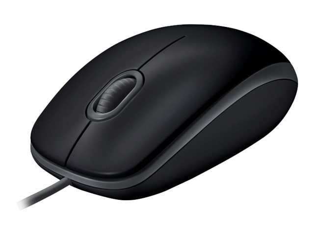 Logitech B110 Silent - Mouse - right and left-handed - optical - 3 buttons - wired - USB