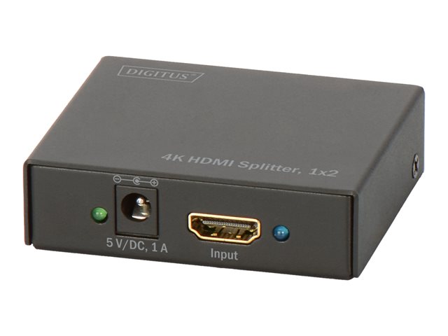 DIGITUS DS-46304 - Video/audio splitter - 2 x HDMI - desktop