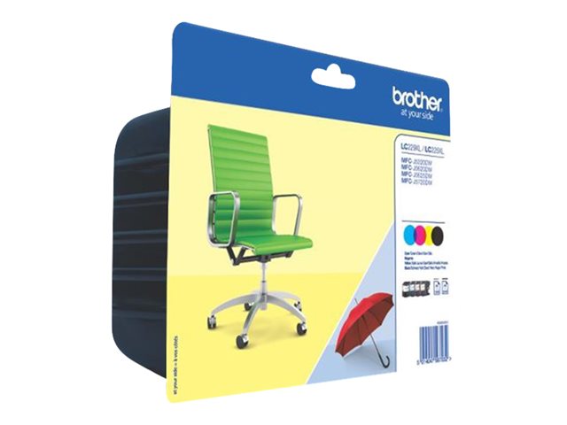 Brother LC229XLVALBP - 4-pack - black, yellow, cyan, magenta - original - blister - ink cartridge - for Brother MFC-J5320DW, MFC-J5620DW, MFC-J5625DW, MFC-J5720DW