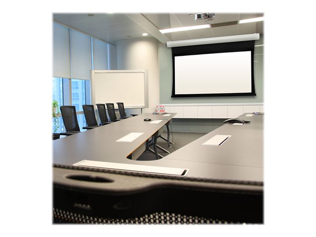 Projecta Tensioned Elpro Concept HD Wide Format - Projection screen - ceiling mountable, wall mountable - motorised - 230 V - 162\" (413 cm) - 16:10 - HD Progressive 1.1 - RAL 9016, traffic white