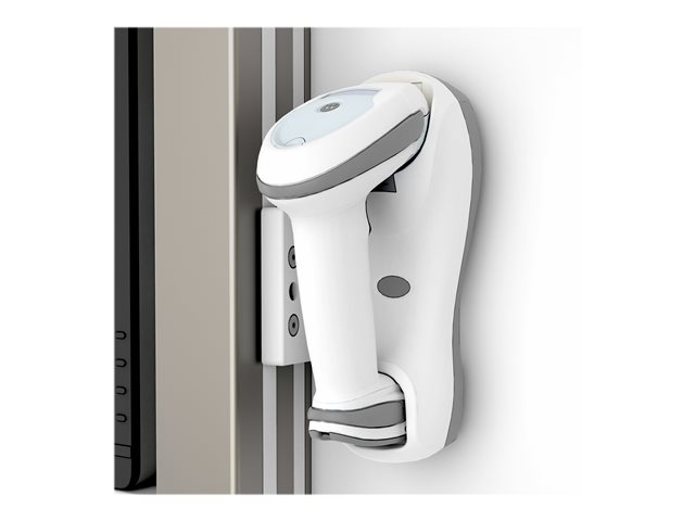 Ergotron CareFit - Mounting component (vertical bracket) - for barcode scanner - medical - snow white - enclosure - for P/N: 61-367-030, 61-367-060