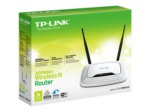 TP-Link TL-WR841N 300Mbps Wireless N Router - Wireless router 4-port switch - 2.4 GHz