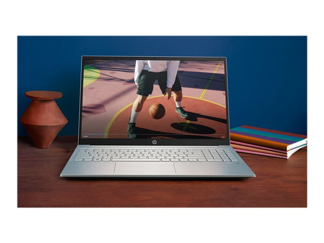 HP Pavilion Laptop 15-eh2012nb - AMD Ryzen 5 5625U / 2.3 GHz - Win 11 Home - Radeon Graphics - 8 GB RAM - 512 GB SSD NVMe - 15.6\" IPS 1920 x 1080 (Full HD) - Wi-Fi 6 - natural silver (cover and base), natural silver aluminium keyboard frame - kbd: Belgium